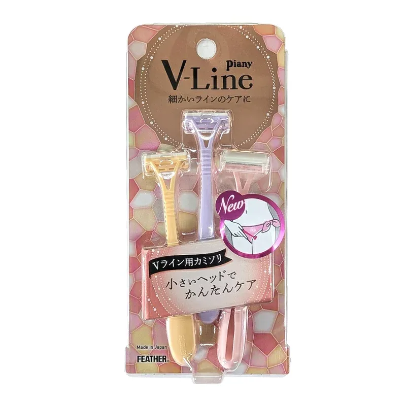 Piany ピアニィ Vライン用【女性用カミソリ】女性 シェーバー T字カミソリ Vゾーン VIO アンダーヘア処理 ミニ コンパクト ボディケア 日本製 メール便対象