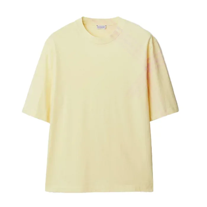 【最短即日発送】 BURBERRY バーバリー チェック スリーブ コットンTシャツ ハイブランド メンズ レディース ユニセックス トップス 4018082194