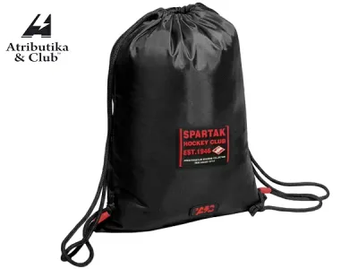 Atributika&Club/アトリブチカ KHL SACKBAG ※スパルタク モスクワ 黒※《ポスト投函》【KHLグッツ】 #54114
