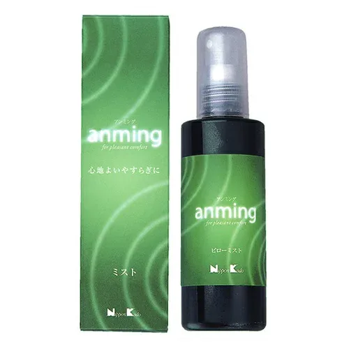 ★ アンミング anming ピローミスト(100mL)ルームミスト フレグランス 天然オイル/ 日本香堂 睡眠 眠活