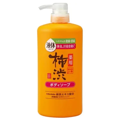 四季折々 薬用 柿渋 ボディソープ 本体(600mL)液体タイプ/ 熊野油脂