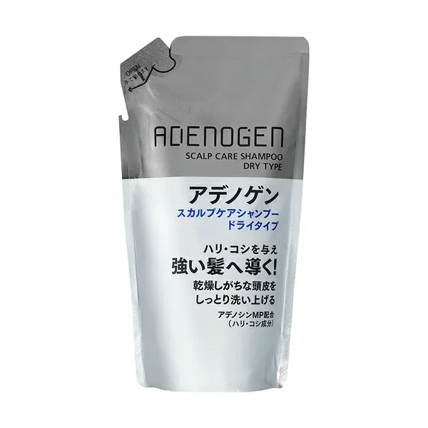 資生堂 アデノゲン スカルプケアシャンプー ドライタイプ つめかえ用 /乾燥肌 /しっとり/310mL/はり/ハリ/コシ/育毛/頭皮/頭皮臭
