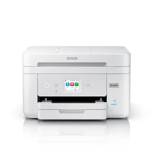 EPSON EW-M531F A4カラーインクジェット複合機 スマホからプリント可能 2.4型タッチパネル液晶 無線LAN対応 自動両面印刷 ホワイト
