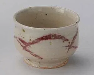 【まとめ買い10個セット品】和食器 メ282-068 赤絵ぐい呑【キャンセル/返品不可】【メイチョー】