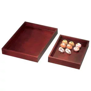 溜塗菓子番重(両面) 小 【 バレンタイン 手作り ばんじゅう 番重 フードコンテナー ばんじゅう サイズ コンテナボックス 大型 業務用コンテナ バンジュウ コンテナ 飲食店 コンテナーボックス 】【メイチョー】