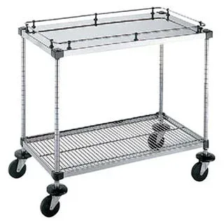 【 ハンドルなし2段 4-2-GB-M-10 】【 厨房器具 製菓道具 おしゃれ 飲食店 】【メイチョー】