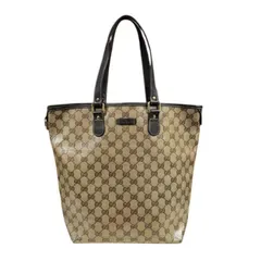 グッチ GGクリスタル トートバッグ レザー 265693 ベージュ レディース GUCCI 中古 グッチ