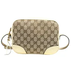 グッチ GGキャンバス ショルダーバッグ GGキャンバス 449413 ベージュ レディース GUCCI 中古 グッチ