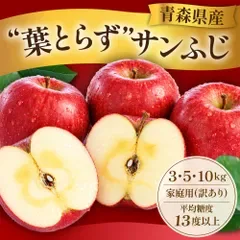 【超早割最大10%OFF】家庭用訳あり 青森産 りんご 葉とらずサンふじ 5kg 葉乃果 送料無料 産地直送