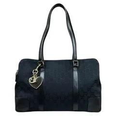 グッチ GGキャンバス ショルダーバッグ GGキャンバス 000・0849 ブラック レディース GUCCI 中古 グッチ