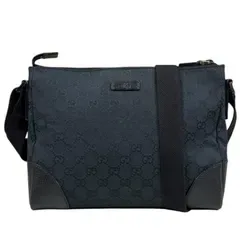 グッチ GGキャンバス ショルダーバッグ GGキャンバス 114273 ブラック レディース GUCCI 中古 グッチ