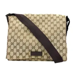 グッチ GGキャンバス ショルダーバッグ GGキャンバス 146236 ブラウン レディース GUCCI 中古 グッチ