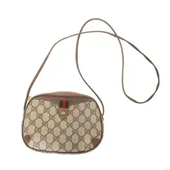 GUCCI グッチ オールド GGスプリーム シェリーライン ミニショルダーバッグ ブラウン