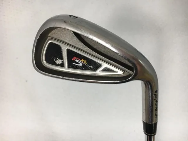 返品OK 【中古ゴルフクラブ】(6本セット)テーラーメイド r5 XL アイアン T-Step 90 5~9.P