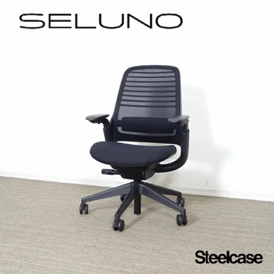 ◾︎SELUNO◾︎ 【展示良品】Steelcase スチールケース Series 1 / シリーズ1 オフィスチェア / ブラック系 8万 w061