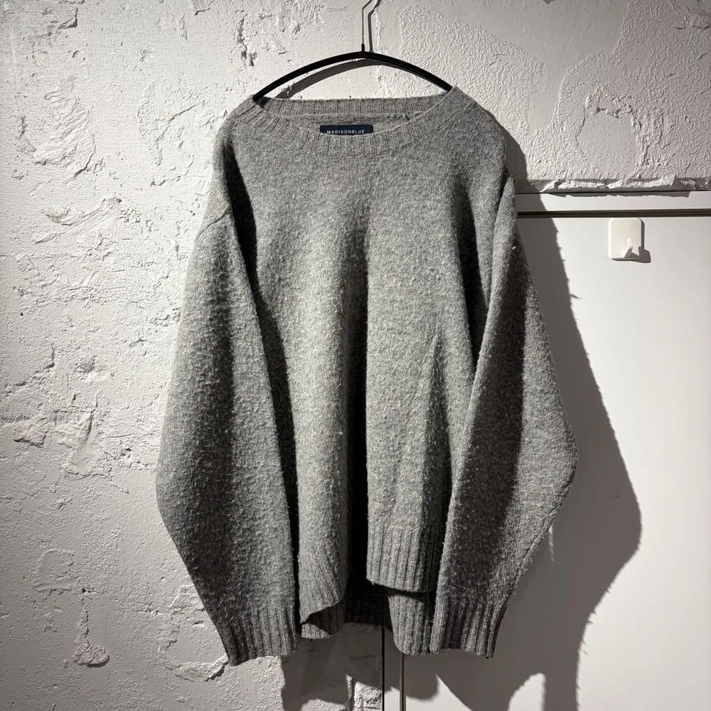 MADISONBLUE × Ron Herman マディソンブルー × ロンハーマン SHAGGY MOCK NECK PO シャギーモックネックプルオーバー MB204-8029RHM グレー size:01【表参道B10】