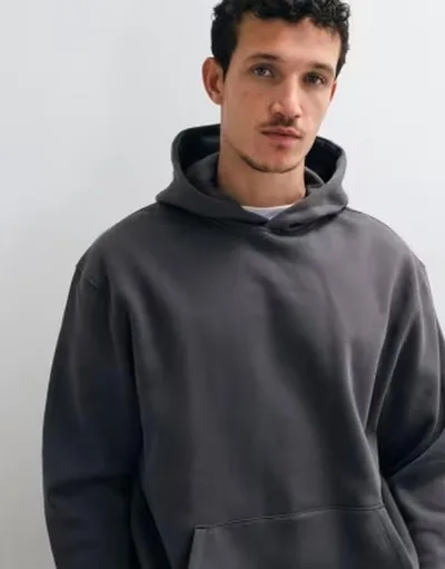 エイソス メンズ アウター パーカー・スウェット ASOS DESIGN essentials relaxed hoodie in charcoal チャコール