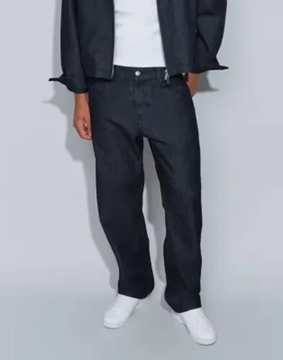 エイソス メンズ ボトムス デニムパンツ リラックスフィット ジーンズ ASOS DESIGN relaxed fit jeans in raw indigo インディゴ