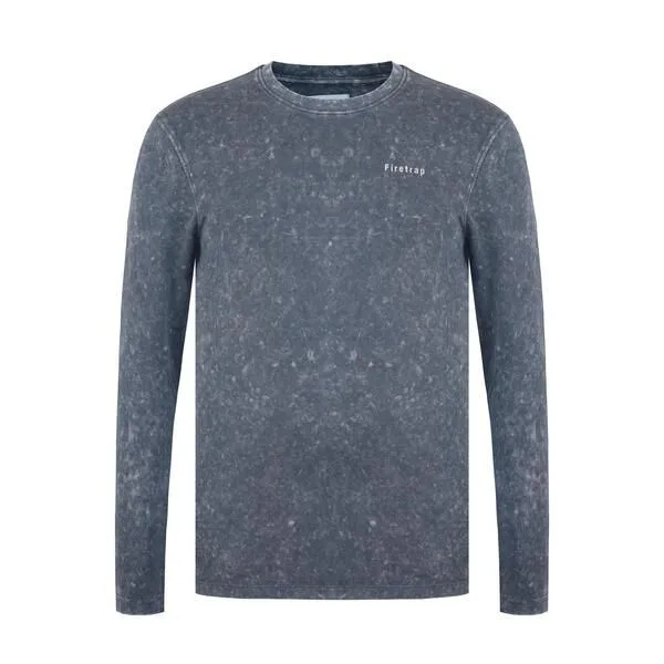 ファイヤートラップ メンズ トップス Tシャツ 長袖 Firetrap Mens LongSleeve TShirt Charcoal チャコール