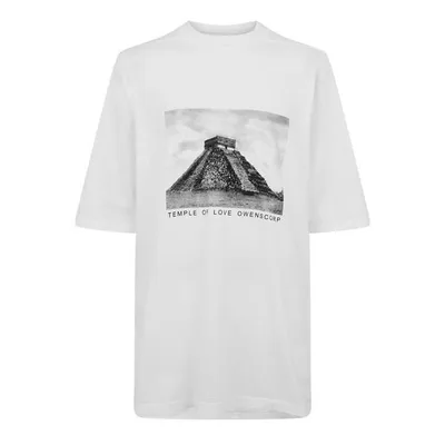 リックオウエンス メンズ トップス Tシャツ オーバーサイズフィット Rick Owens Drkshdw Mens DS Jmb Temple T Oversized Fit Oversized T