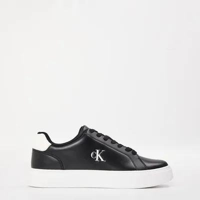 カルバンクライン メンズ シューズ スニーカー Calvin Klein Mens CK L Classicup LowTop Trainers BlackWhite ホワイト