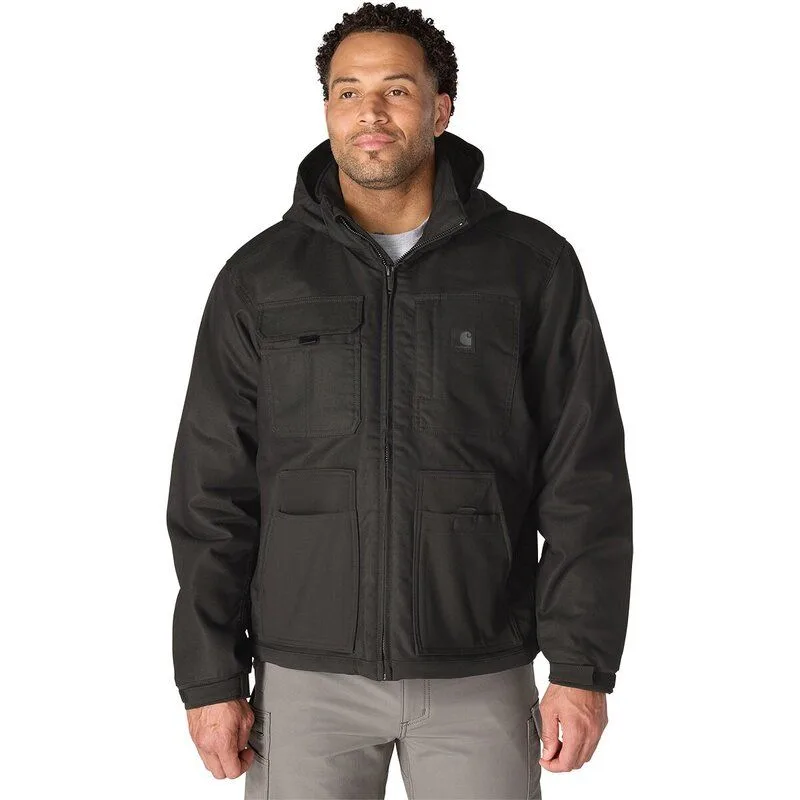 カーハート メンズ アウター ジャケット・ブルゾン Tシャツ Carhartt Steel Braddock Jacket Mens Black ブラック