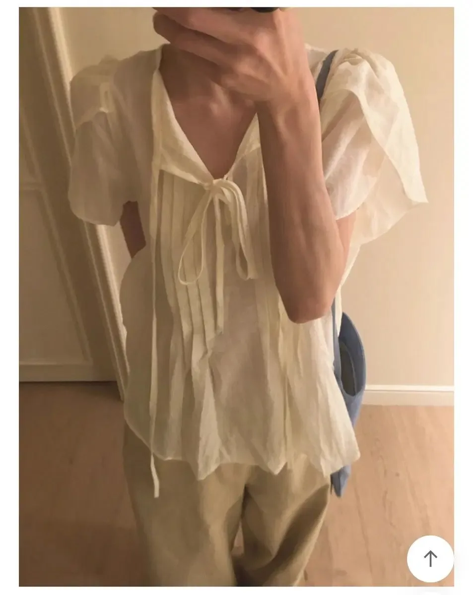 メイビーベイビー ブラウス Lisse blouse