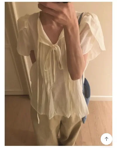 メイビーベイビー ブラウス Lisse blouse