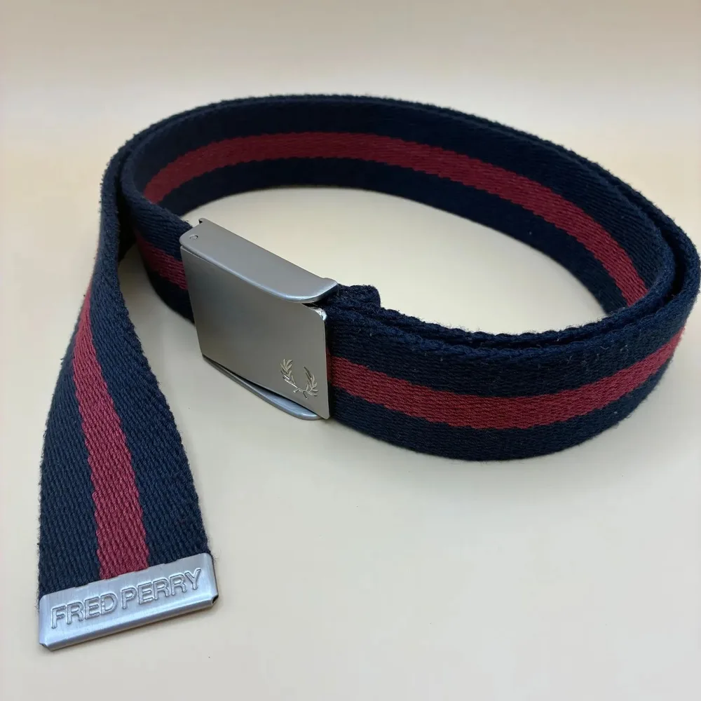 商品名: フレッドペリー FRED PERRY ベルト メンズ 17S ストライプド ウェビング【WM01】