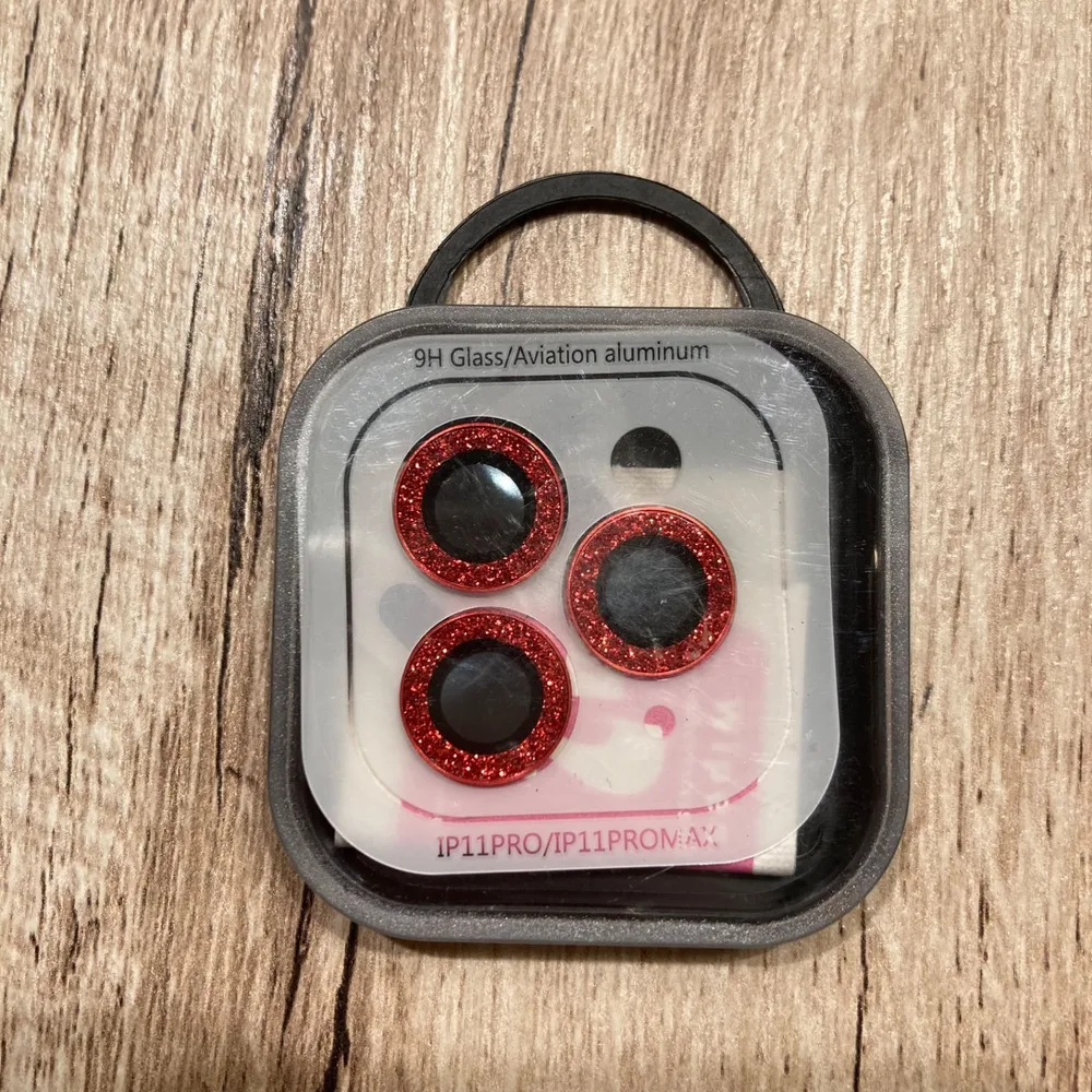 iPhone 11 Pro/iPhone 11 ProMax カメラレンズカバー cam-238 red【I】