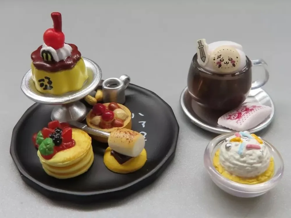 【中古】トレーディングフィギュア 二代目料理長の気まぐれデザートプレート&ラッコのホッとウインナーコーヒー 「ちいかわレストラン ミニフィギュアコレクション」