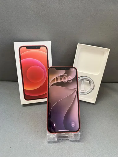 美品 Appleストア版 SIMフリー iPhone12 256GB レッド色