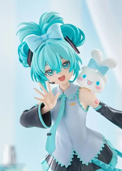 VOCALOID(ボーカロイド・ボカロ)ポップアップパレード 初音ミク x シナモロール L サイズ フィギュア