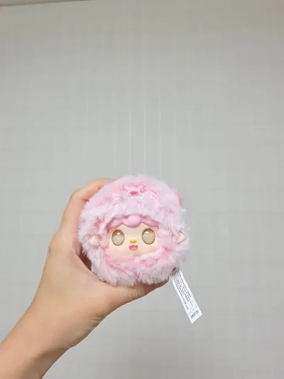 ゆき ピンク キーホルダー人形
