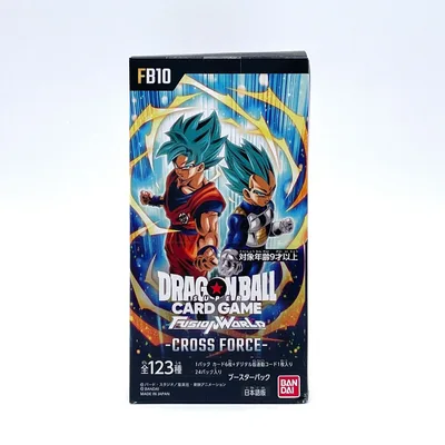 ボックス ドラゴンボールスーパーカードゲーム フュージョンワールド ブースターパック CROSS FORCE FB10 未開封 訳あり 角潰れ