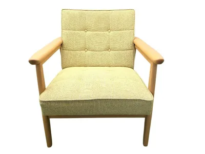 カリモク家具 カリモク60 Kチェア 1シーター 椅子 1人掛け ソファ 限定色 ピラティスイエロー W362600008 d9029MA
