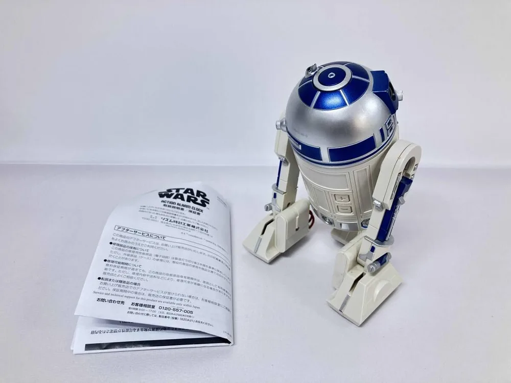 【動作確認済】 STAR WARS スター・ウォーズ ACTION ALARM CLOCK R2- DZ 目覚まし時計 取説付き