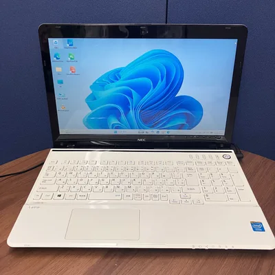 【訳あり特価/筐体綺麗♪】NEC PC-LS150MSW Celeron1000M/8GB/HDD500GB/DVD-RW Win11 バッテリー非認識 EPMEM-2026327
