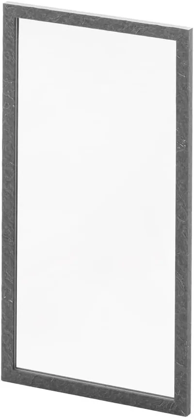 ブラック 30×60cm ウォールミラー60 鏡・ミラー・軽量 ストーン調BK 武田コーポレーション WLM-60SBK