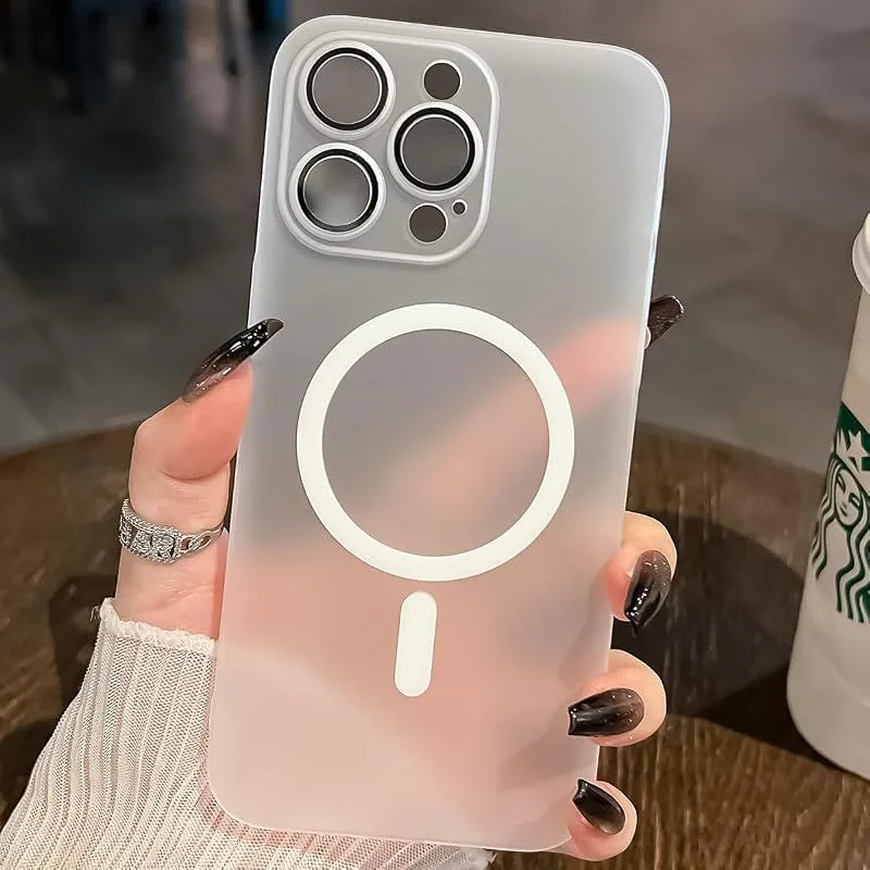 【新品】 YUZOR 「極薄」 iPhone 13 Pro ケース 超薄型 マット Magsafe対応 いphone13Pro ケース レンズ全面保護 ストラップホール付き アイフォン アイホン CBMS-13Pro-bai 0