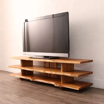 チーク 無垢材 TVボード 150cm テレビ台 天然木 木製 アジアン家具 インテリア 完成品 ローボード テレビボード テレビ台 2704