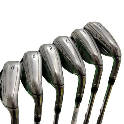 【中古】 テーラーメイド M6 6S アイアンセット IR RE-AX 85 STEEL (フレックスS) メンズ 男性用 右利き 右用 Cランク ゴルフクラブ