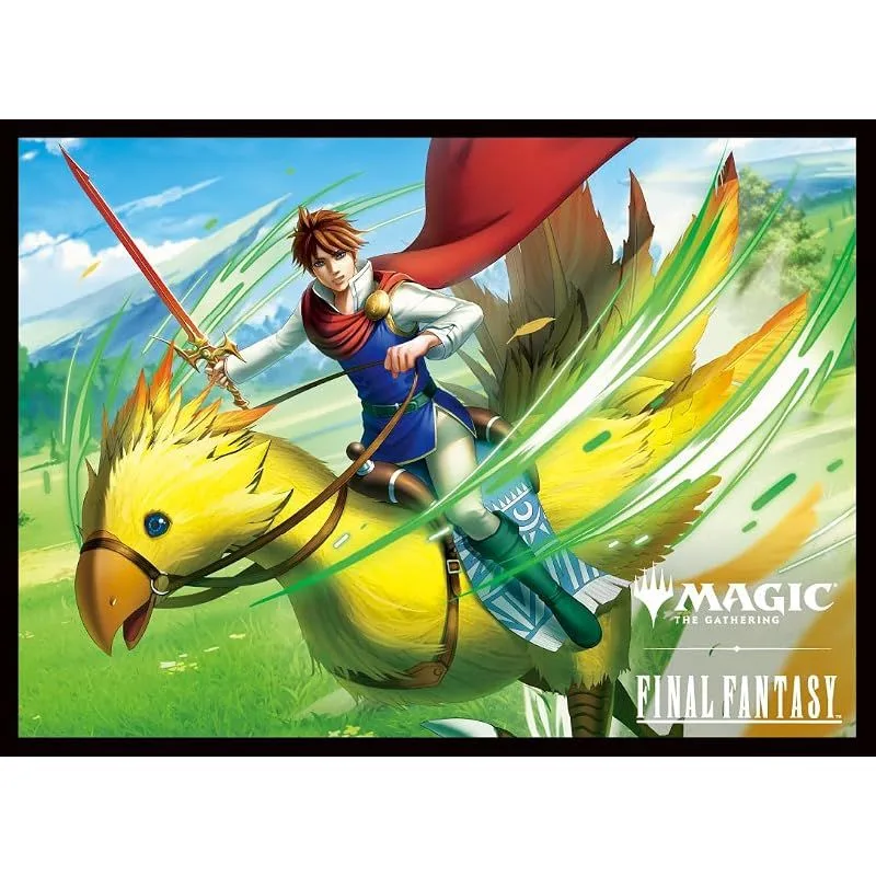 【新品】 『マジック:ザ・ギャザリング――FINAL FANTASY』 プレイヤーズカードスリーブ 《バッツとボコ》 MFS-48 1