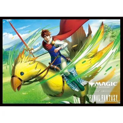 【新品】 『マジック:ザ・ギャザリング――FINAL FANTASY』 プレイヤーズカードスリーブ 《バッツとボコ》 MFS-48 1