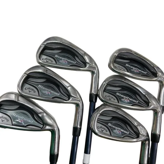 【中古】 キャロウェイ STEELHEAD XR 6S アイアンセット IR XR(STEELHEAD) (フレックスR) メンズ 男性用 右利き 右用 Cランク ゴルフクラブ