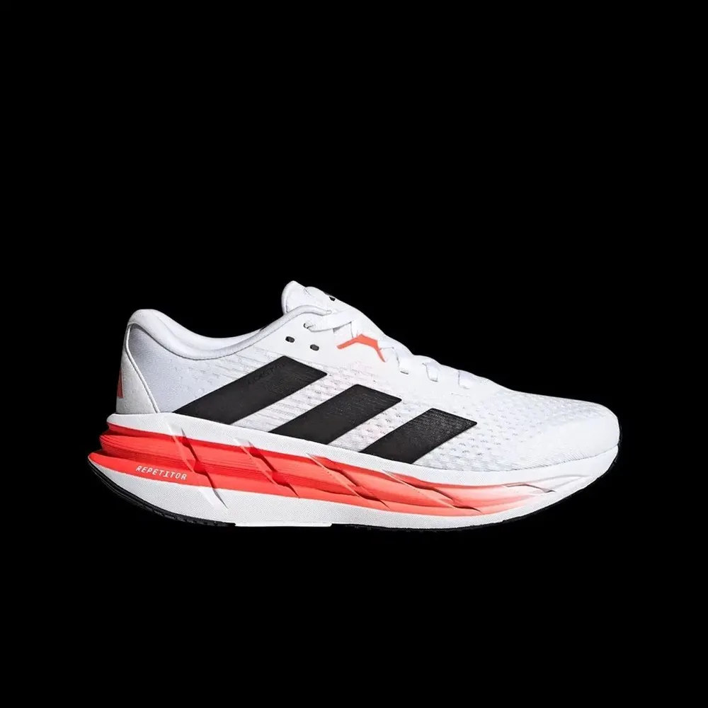 アディダス アディスター 3 (Adidas Adistar 3) 白/ブラック/ソーラーレッド ランニングシューズ 275 ほぼ新品