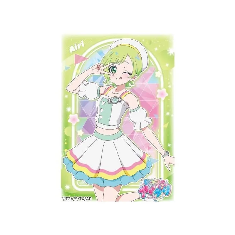 【新品】 エンスカイ(ENSKY) ひみつのアイプリ キャラクタースリーブミニ ENS-06 三ツ葉アイリ パック 1