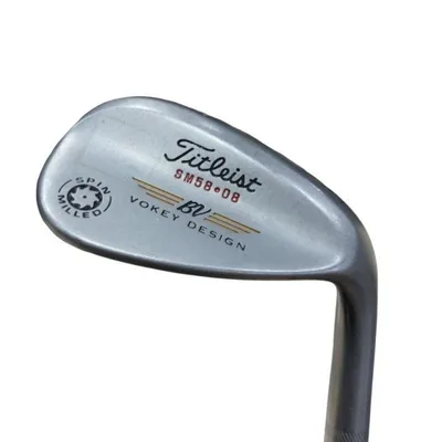 【中古】 タイトリスト VOKEY SPIN MILLED SM58.08 ウェッジ WG Dynamic Gold (フレックスS) メンズ 男性用 右利き 右用 Cランク ゴルフクラブ