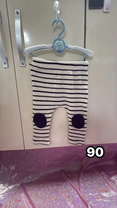 ベビー服 ズボン ストライプ 90
