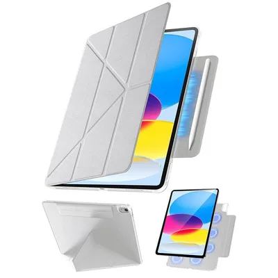 【新品】 【Y字折りスタンド・360°全面保護】Tekka iPad A16 ケース iPad 第10世代 / 第11世代 用カバー (2022/2025) マグネット吸着 隠しペン収納 縦置き・横置き対応 超薄型 軽量 耐衝撃 PUレザー オートスリープ 0